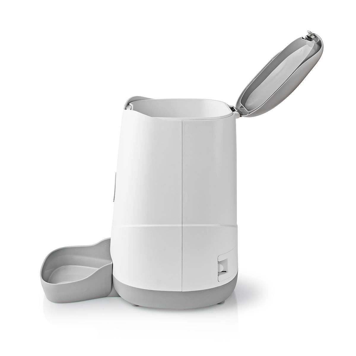 Nedis Wifi Smart Pet Food Dispenser 3.7Ltr Dry Food Store - WIFIPET10CWT