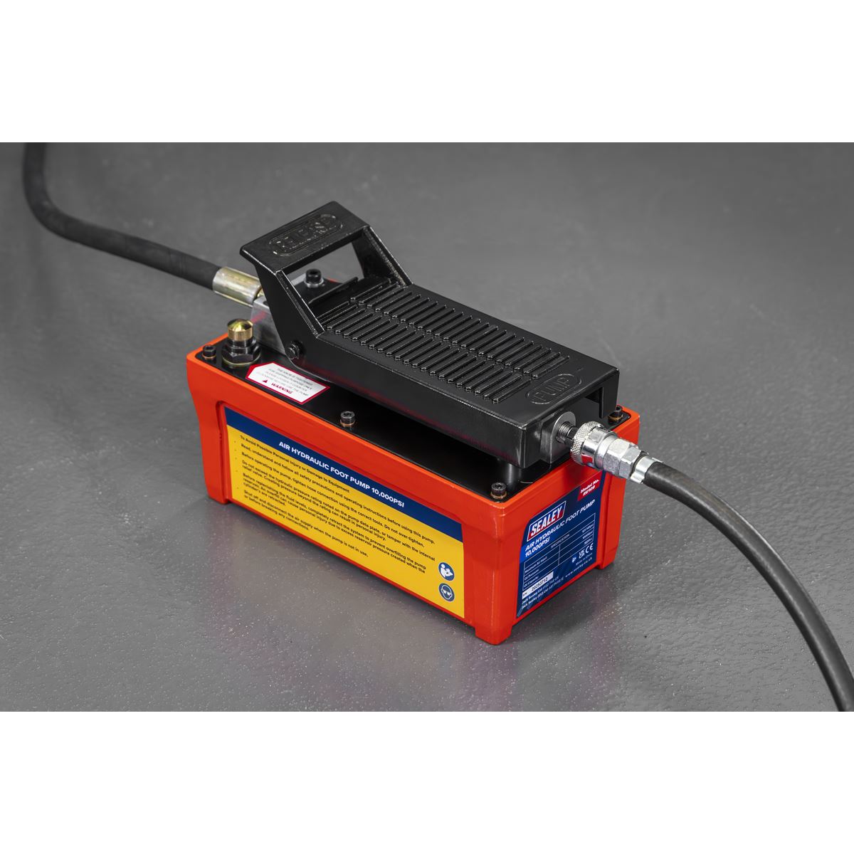 Sealey Air Hydraulic Foot Pump 10,000psi RE109