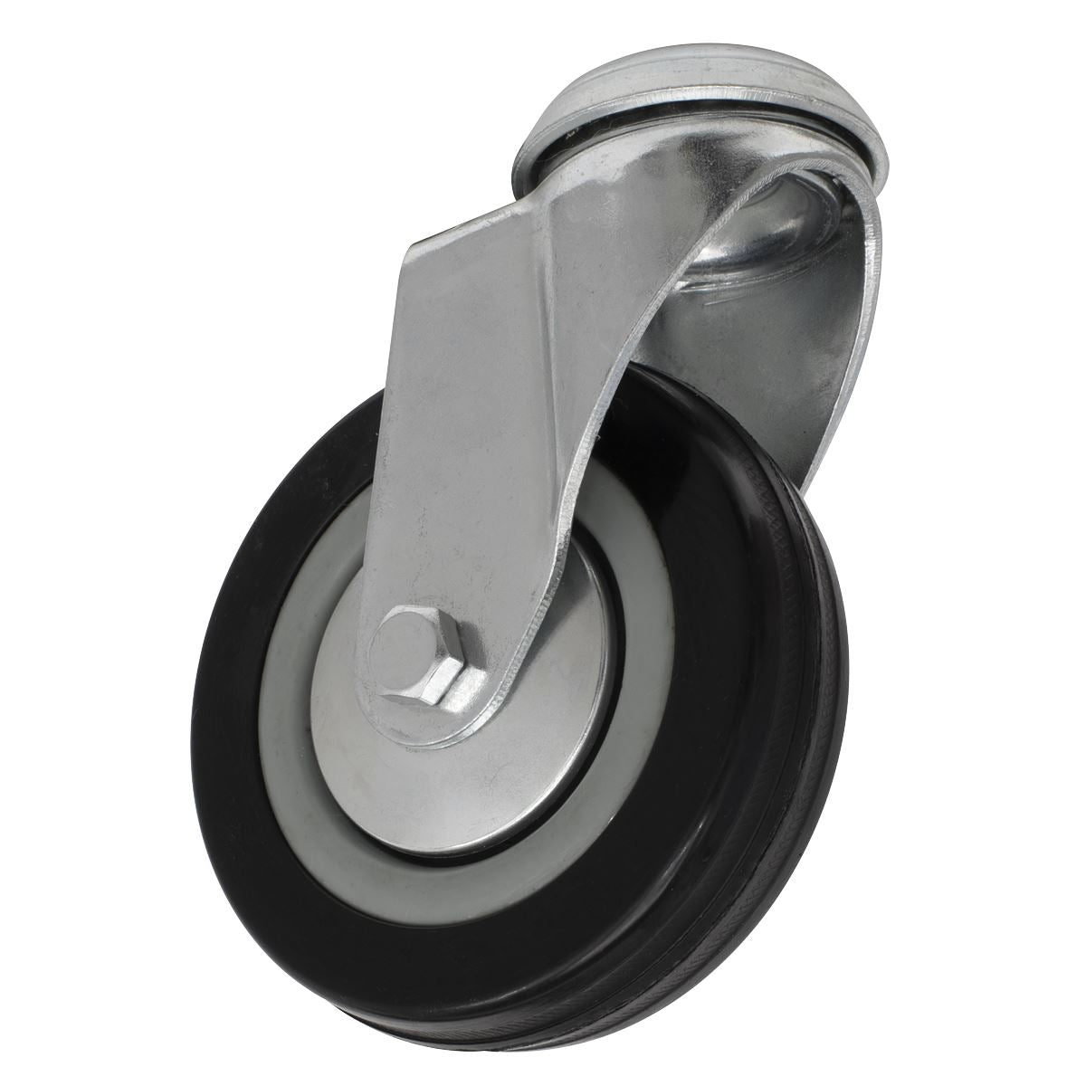 Sealey Castor Wheel Bolt Hole Swivel 100mm SCW1100SB