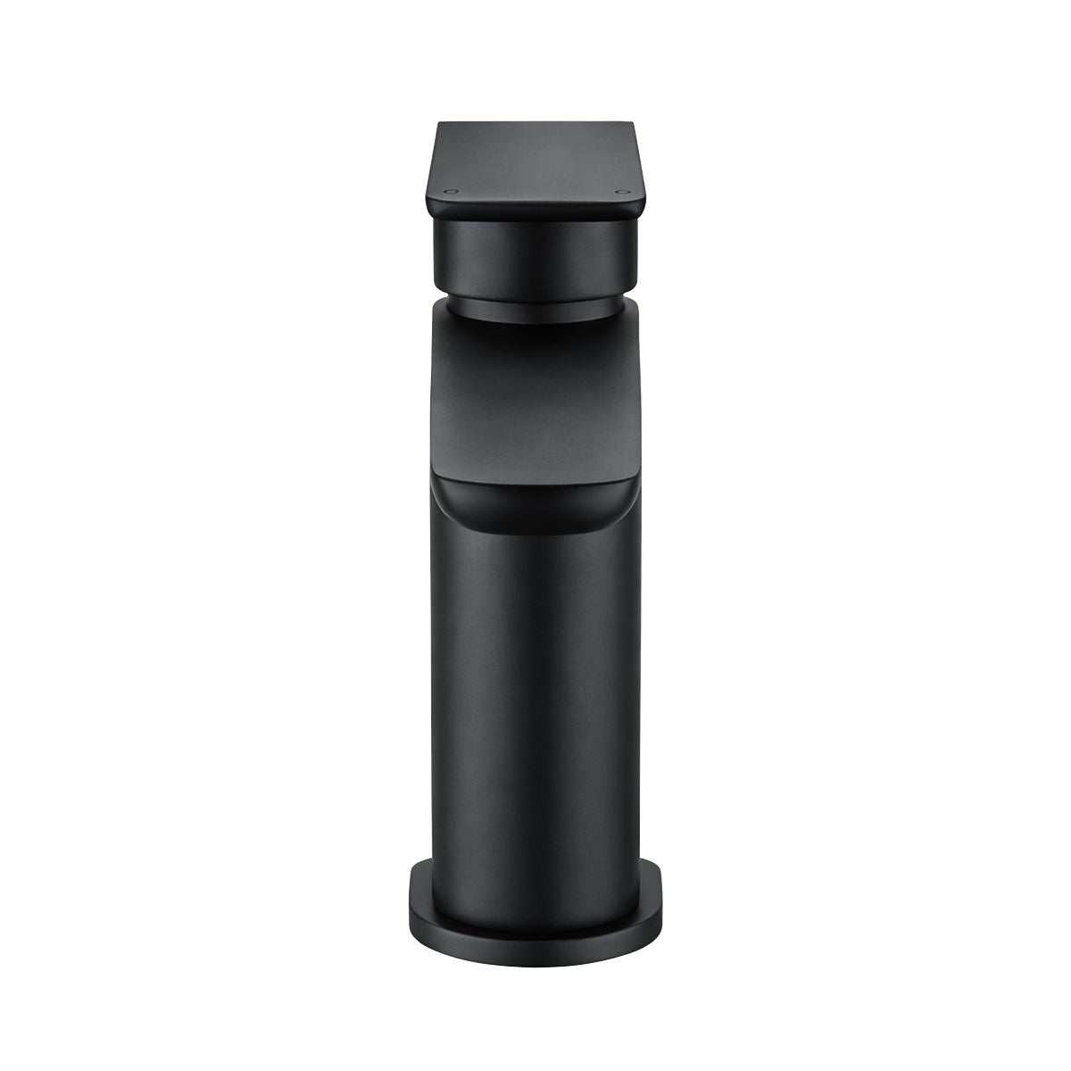 Baridi Basin Mixer Tap with Clicker Waste - Matt Black DH393