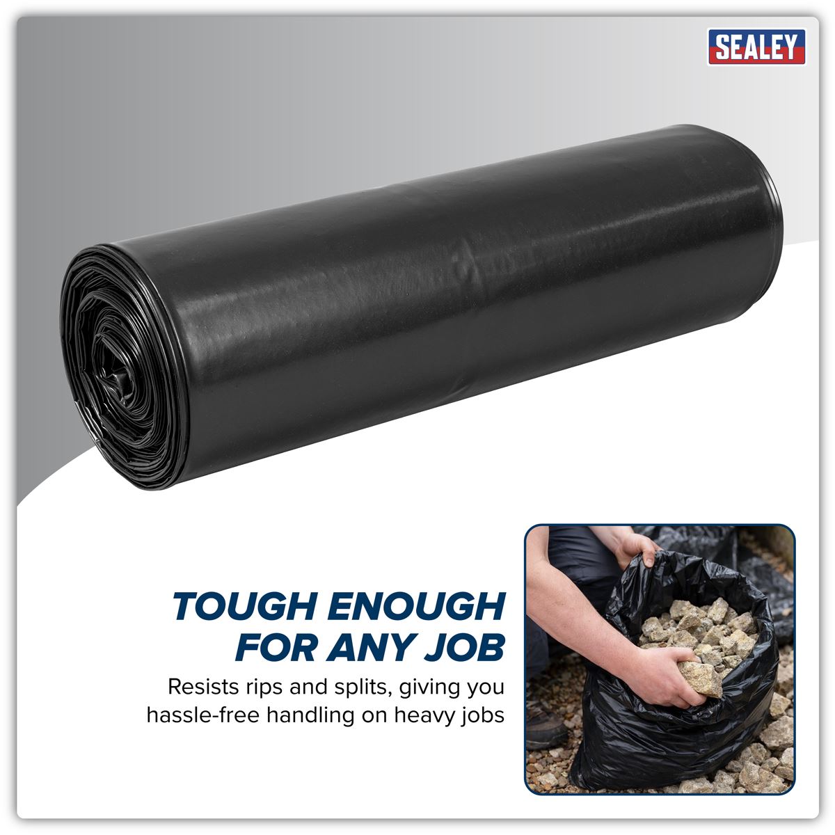 Sealey Rubble Sacks 50L - Pack of 20 SRS20