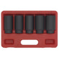 Sealey Impact Hub Nut Socket Set 5pc 1/2"Sq Drive SX050