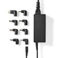 Nedis Notebook Adapter Universal 8 Connectors 65W Output 15V to 20V/4 A (Max.) - NBAU6501FBK