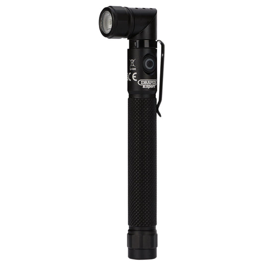 Draper Expert SMD LED USB Rechargeable Adjustable Head Torch, 3.5W, 350 Lumens