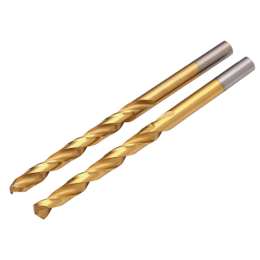 Draper HSS Titanium Nitride Coated Drill Bit, 6.0mm x 43mm (Pack of 2)
