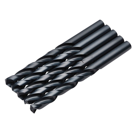 Draper Black HSS Drill Bit, 10.0mm x 133mm (Pack of 5)