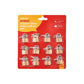 12 Piece 20mm Brass Padlock 2 Keys Luggage Heavy Duty Garage Shed Gate Suitcase - T0790
