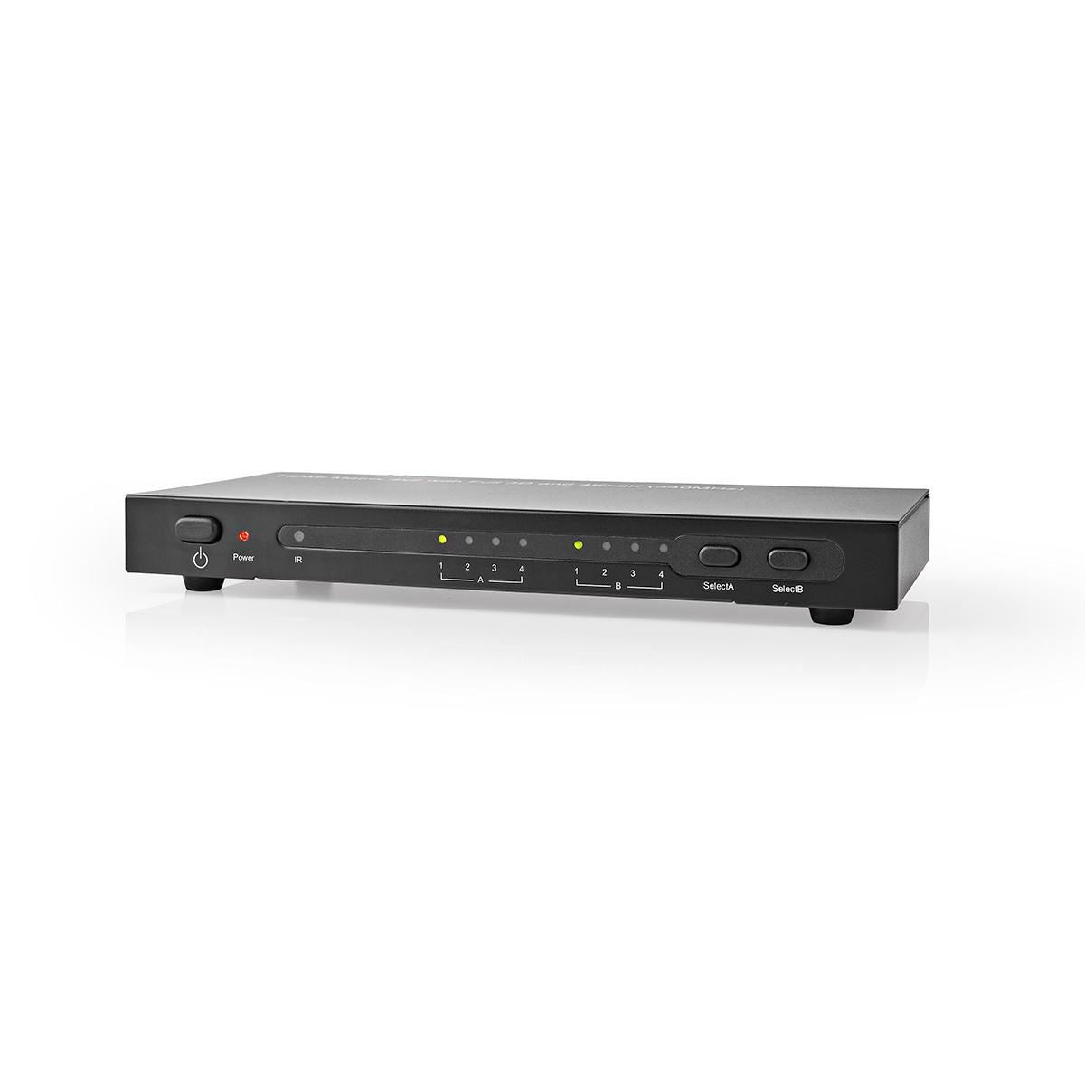 Nedis HDMI Matrix Switch 4-to-2-Port to 4x HDMI Input 2x HDMI Output - VMAT3462AT