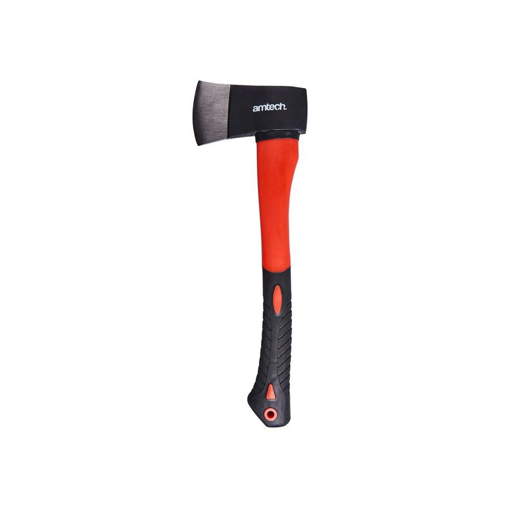 1.3Lb Hand Axe Fibreglass Shaft Handle Log Fire Wood Chopper Camping 21oz - A2980