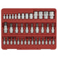 Sealey TRX-Star* & Security Socket Bit Set 38pc 1/4",3/8"&1/2"Sq Dr AK6197