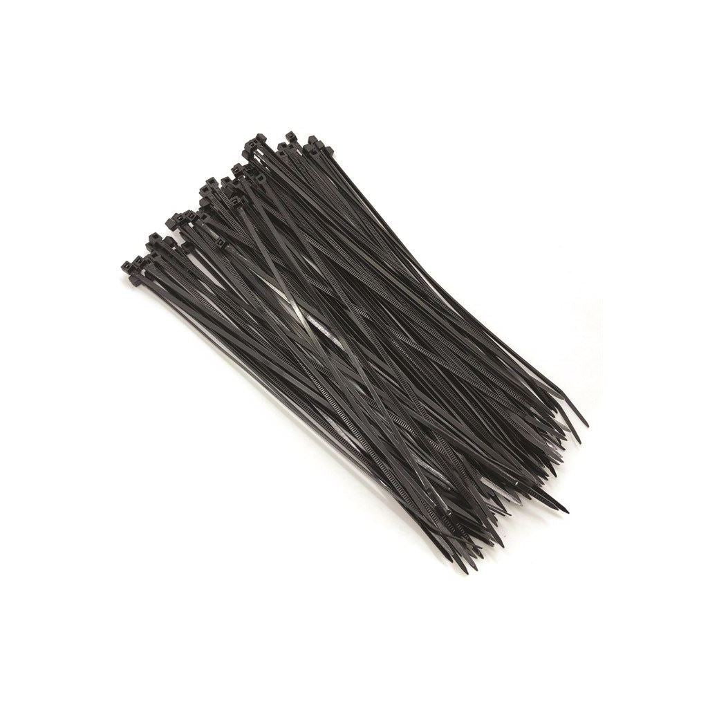 Amtech 100pcs Tie Wraps (200 x 2.5 mm) Black - S0811