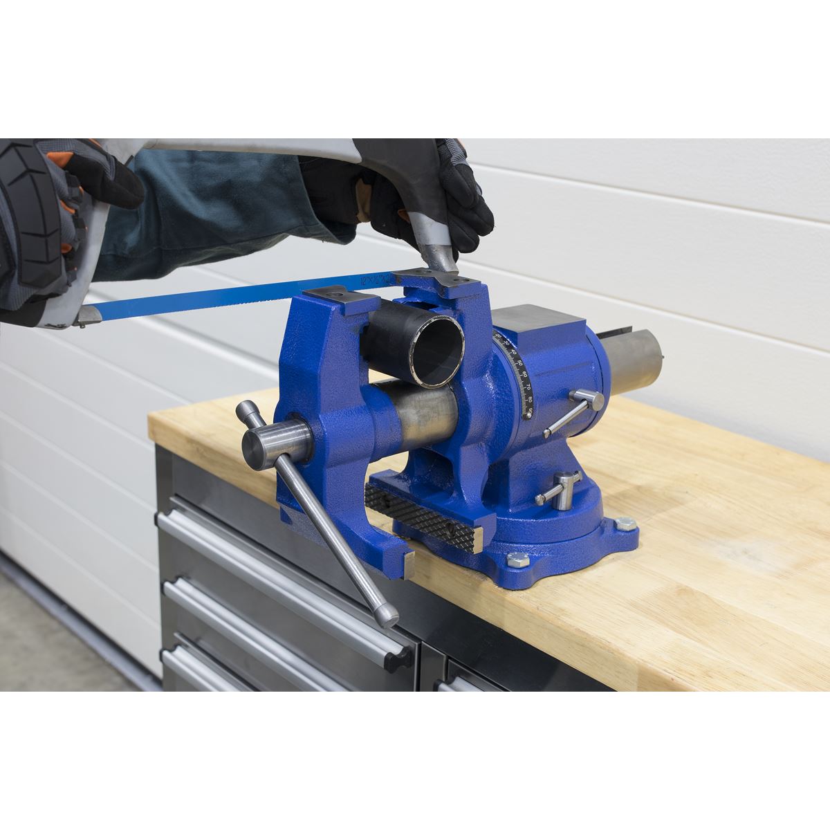 Sealey Vice Cast Iron Multifunction Swivel Base 150mm MFV150