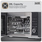 Baridi 7-in-1 Air Fryer Microwave & Grill, 28L Capacity - Black DH277