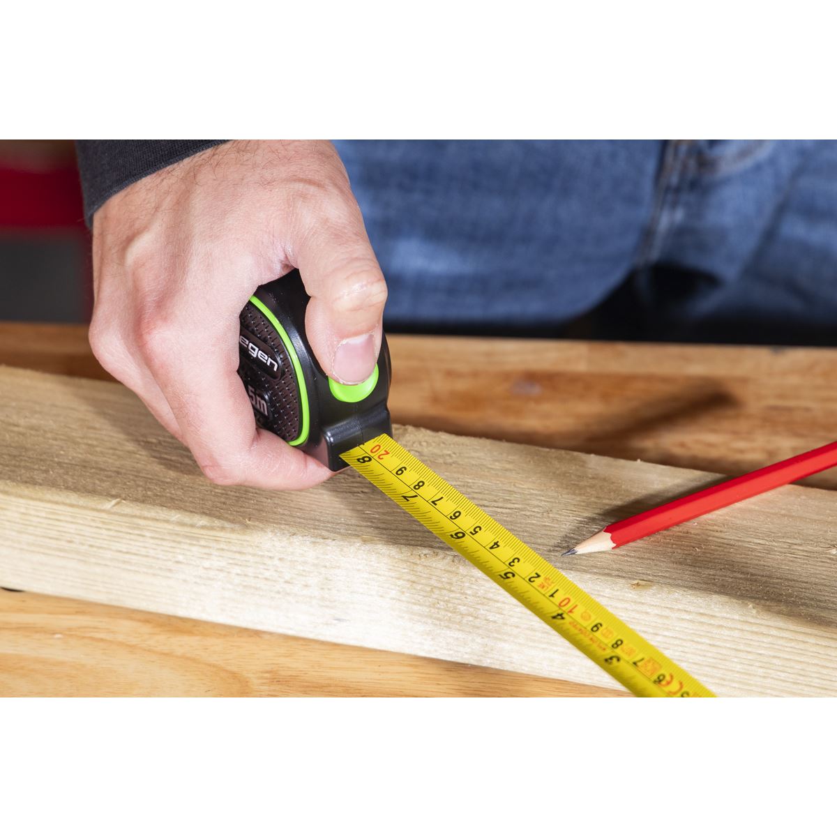 Sealey Siegen Metric/Imperial Auto-Lock Tape Measure 5m(16ft) x 19mm S01328