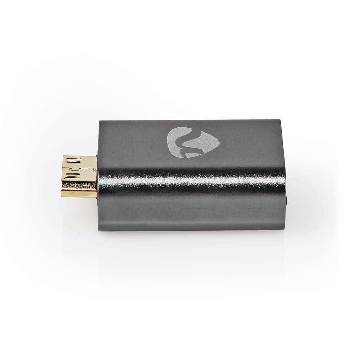 Nedis HDMI  AdapterHDMI Male / HDMI  Mini ConnectorHDMI Female / HDMI  OutputGo - CVTB34906GY