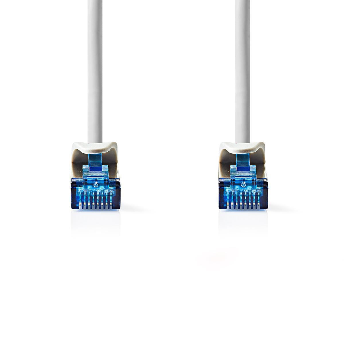 Nedis CAT6a SF/UTP Network Cable RJ45 Male to RJ45 Male 0.5m Grey - CCGP85330GY05