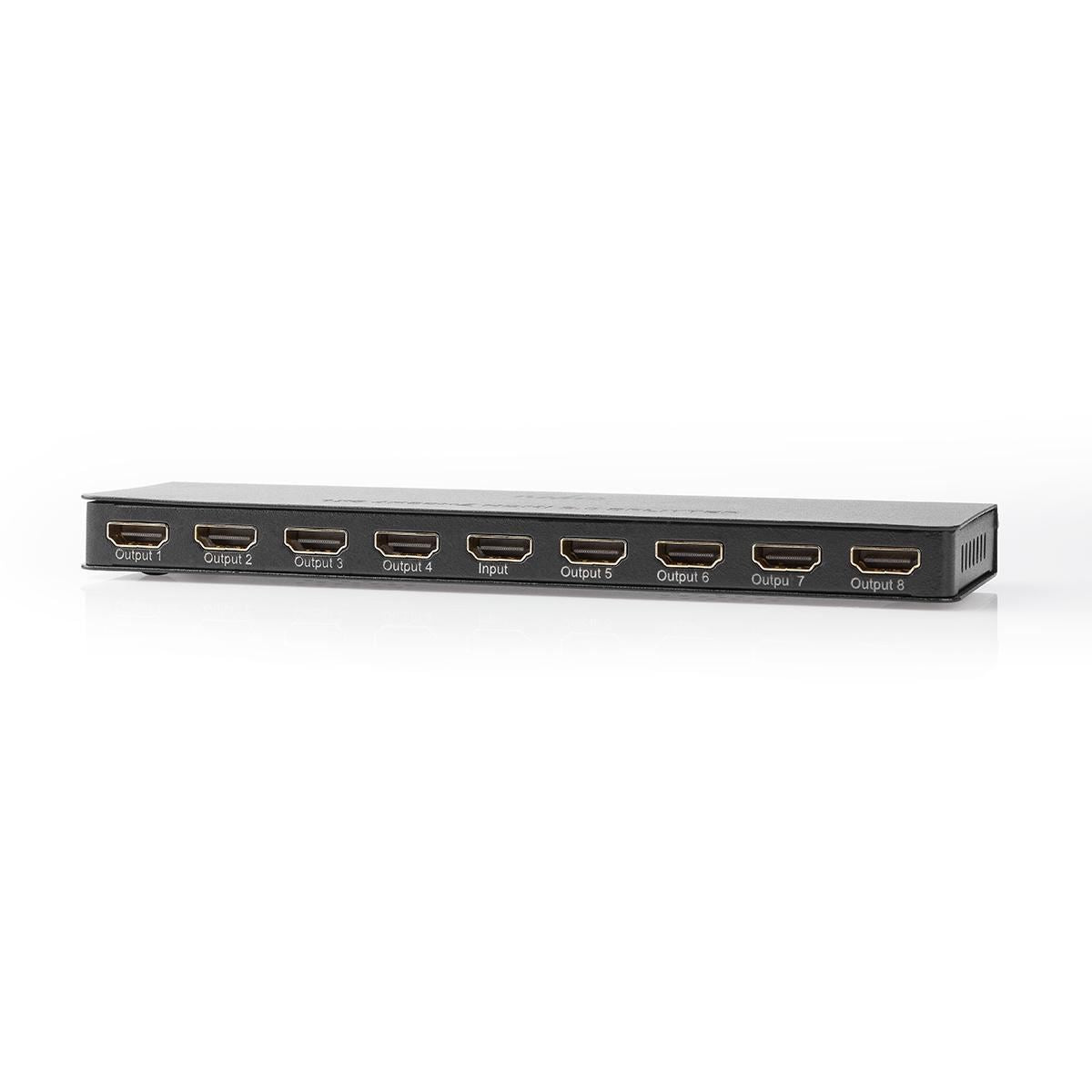 Nedis HDMI Splitter 8-Port HDMI Input 8x HDMI Output 4K@60Hz 18 Gbps Anthracite - VSPL3478AT
