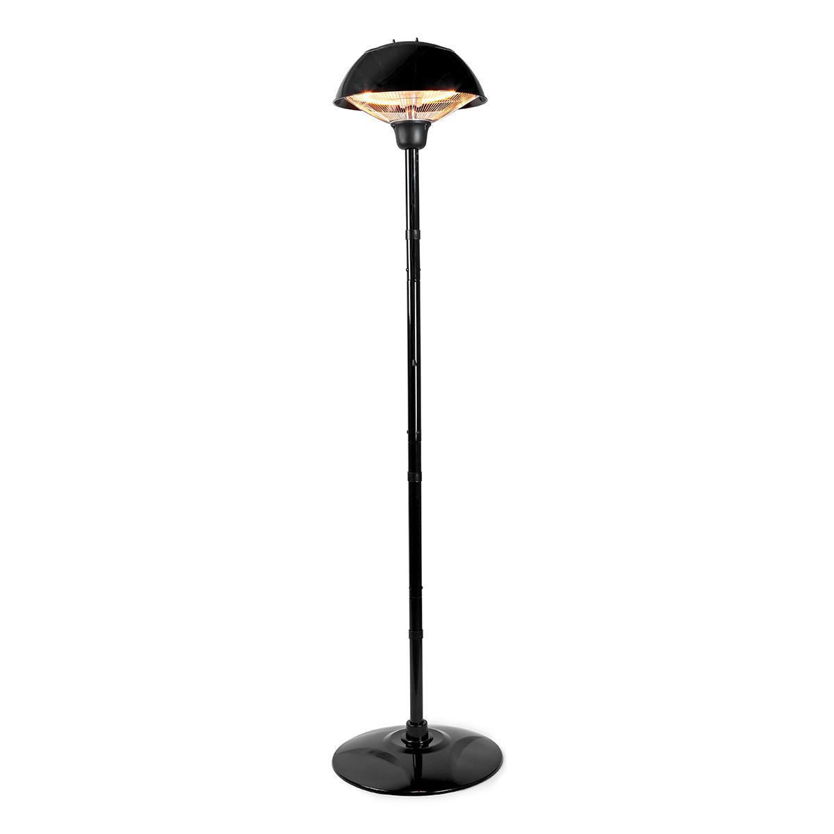 Nedis Patio Heater With Pole 200cm 1500W IP34 - HTPA16EBK