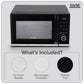 Baridi 7-in-1 Air Fryer Microwave & Grill, 28L Capacity - Black DH277