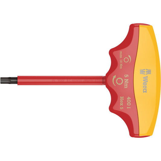 Wera 400I Hex VDE Insulated Torque Indicator Sw 5 X 90mm, 5Nm 004981