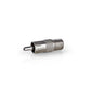 Nedis Satellite Antenna Adapter RCA Male to F Female 10 pieces Metal CSGP41970ME