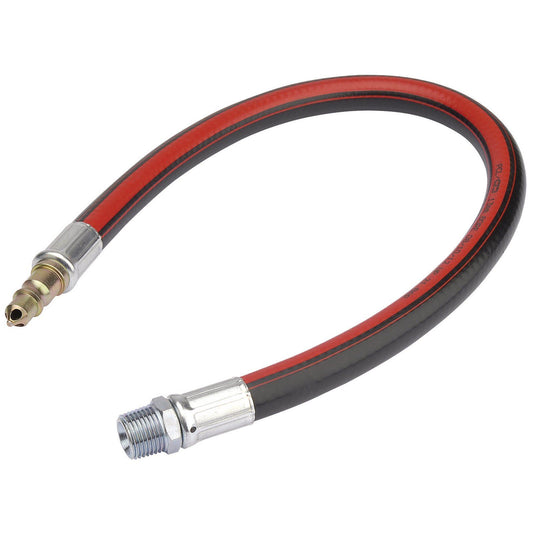 Draper 1x 600mm 1/2" BSP Air Line Whip Hose Garage Professional Standard Tool - 54440