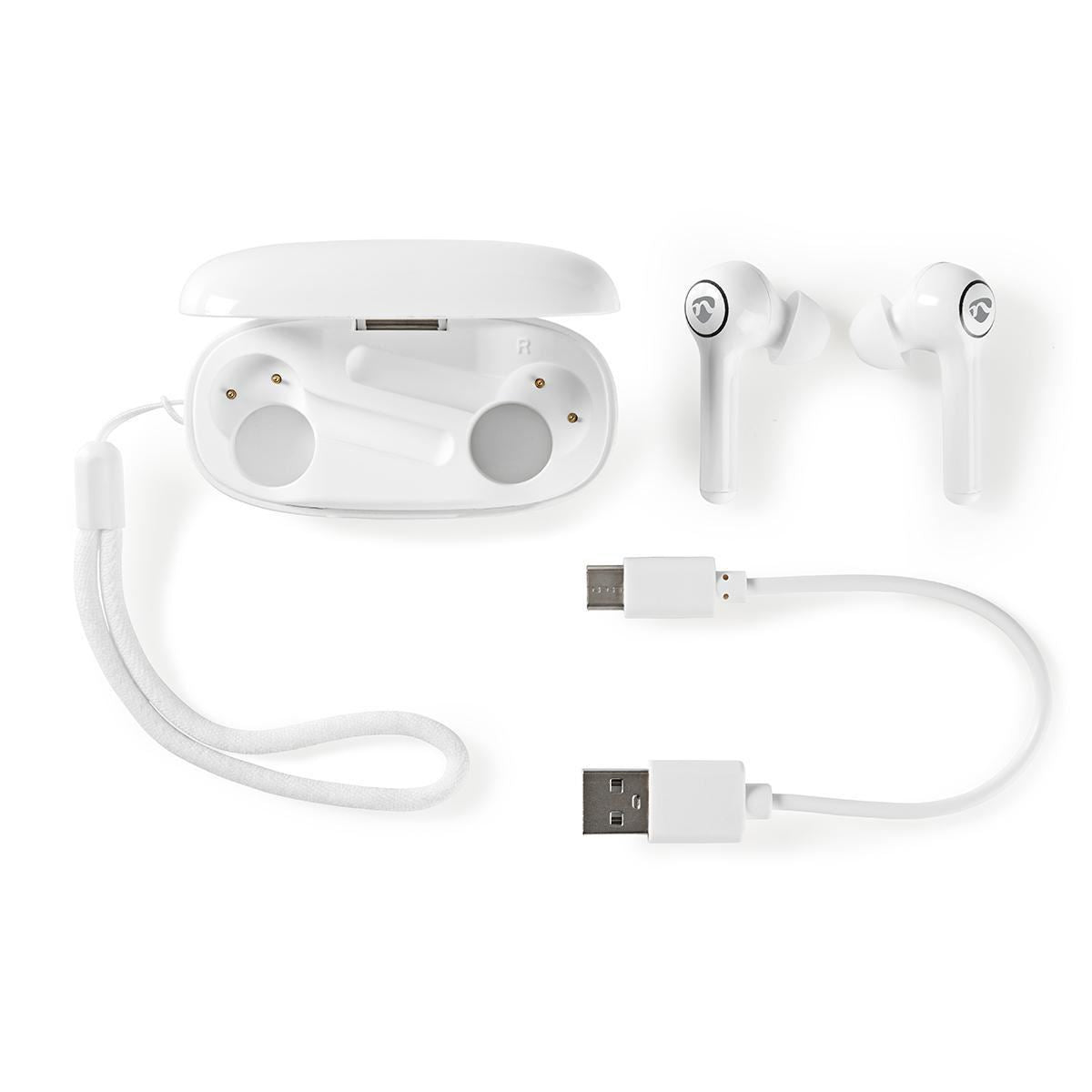 Fully Wireless Bluetooth Earphones 6hr Voice/Touch Control Design Chargeable - HPBT5055WT