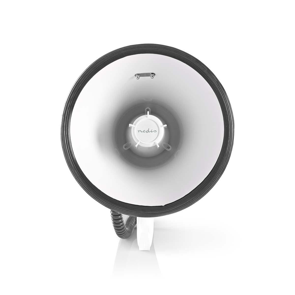 Nedis Megaphone 25W 1500m Range Detachable Microphone White/Blue MEPH200WT