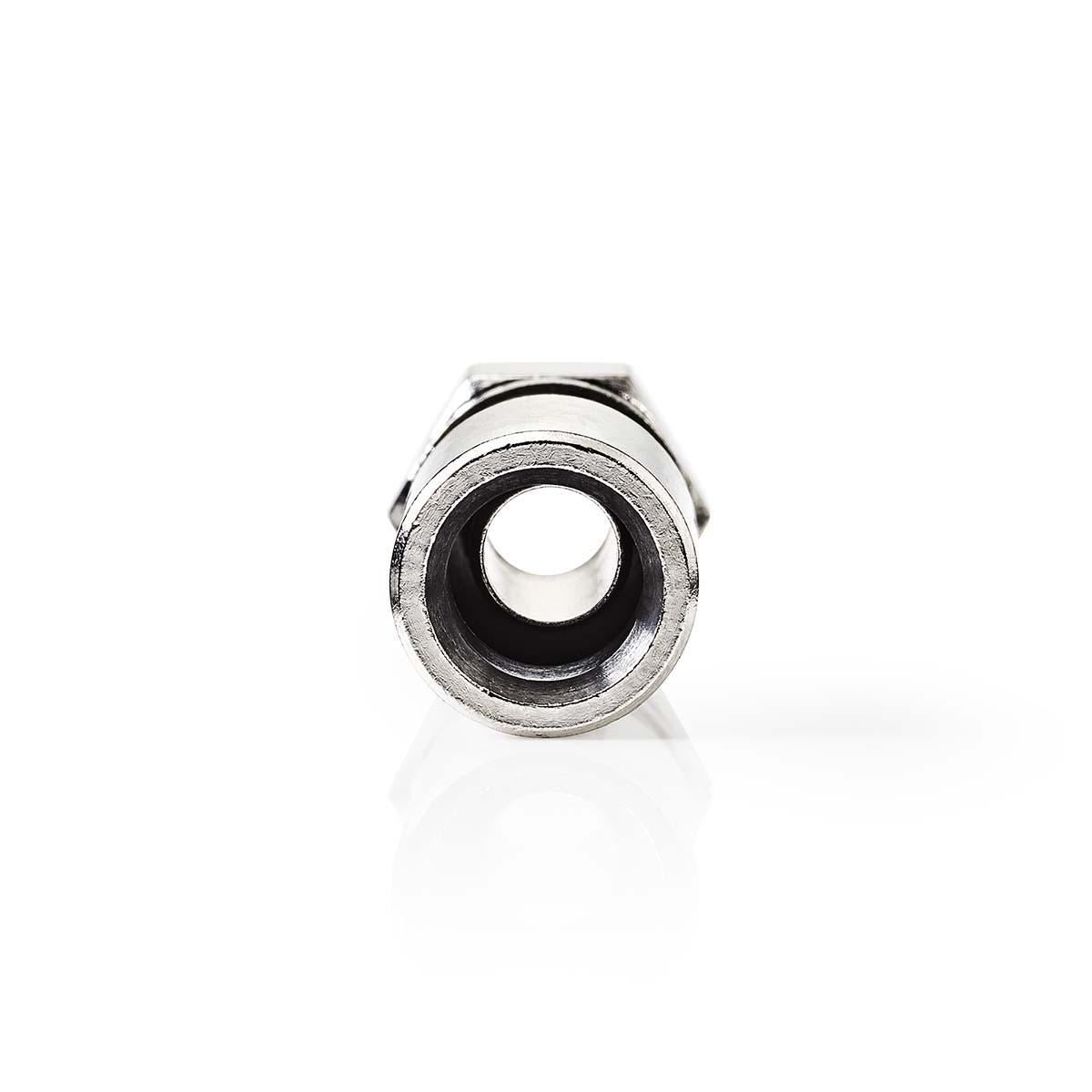 Nedis F-Connector Compression for 7.0mm Coax Cables 10 Pieces Metal