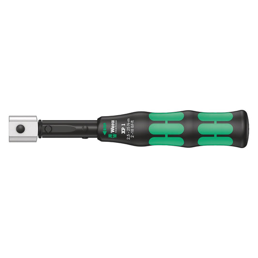 Wera Click Torque Xp 1 Preset Adj Torque Wrench/Spanner 2.5 - 25Nm 9X12mm 075670