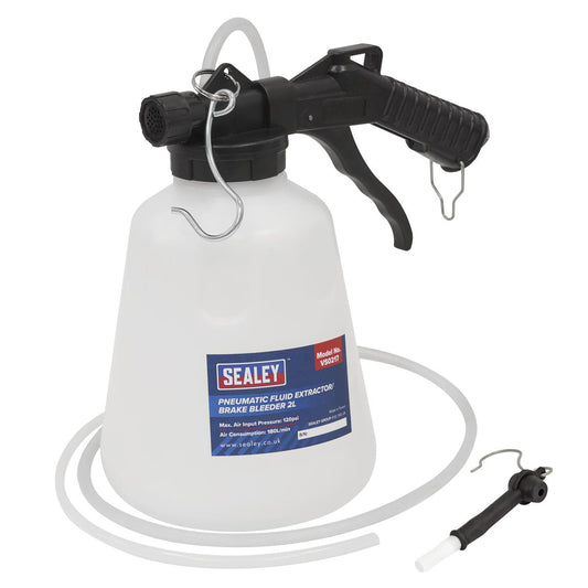 Sealey Pneumatic Fluid Extractor/Brake Bleeder 2L VS0217