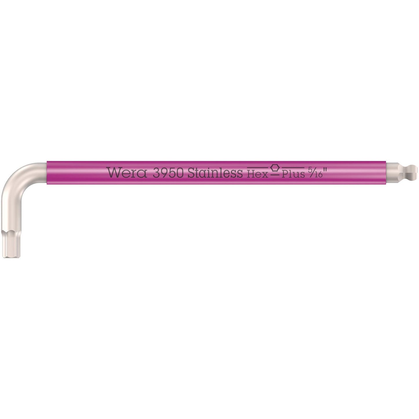 Wera 3950 Spkl Stainless Steel Multicolour Hex Key 5/16"  022857