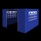 Dellonda Premium Gazebo/Marquee Side Walls/Doors/Windows, Fits 3 x 3m Models - Blue DG147