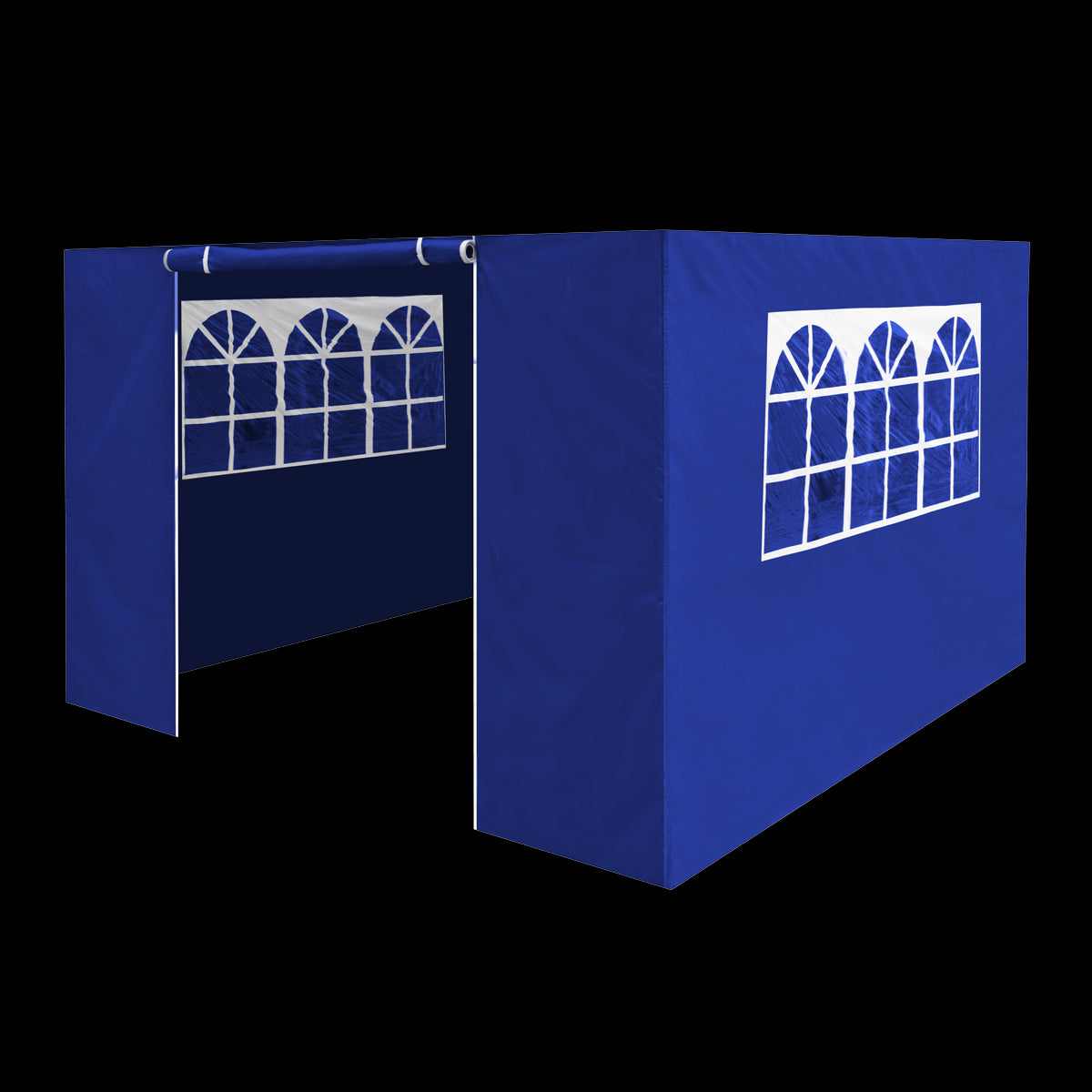 Dellonda Premium Gazebo/Marquee Side Walls/Doors/Windows, Fits 3 x 3m Models - Blue DG147