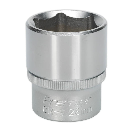 Sealey WallDrive Socket 28mm 1/2"Sq Drive S1228