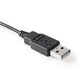 Nedis Wired Microphone USB Black/Grey MICDU100BK