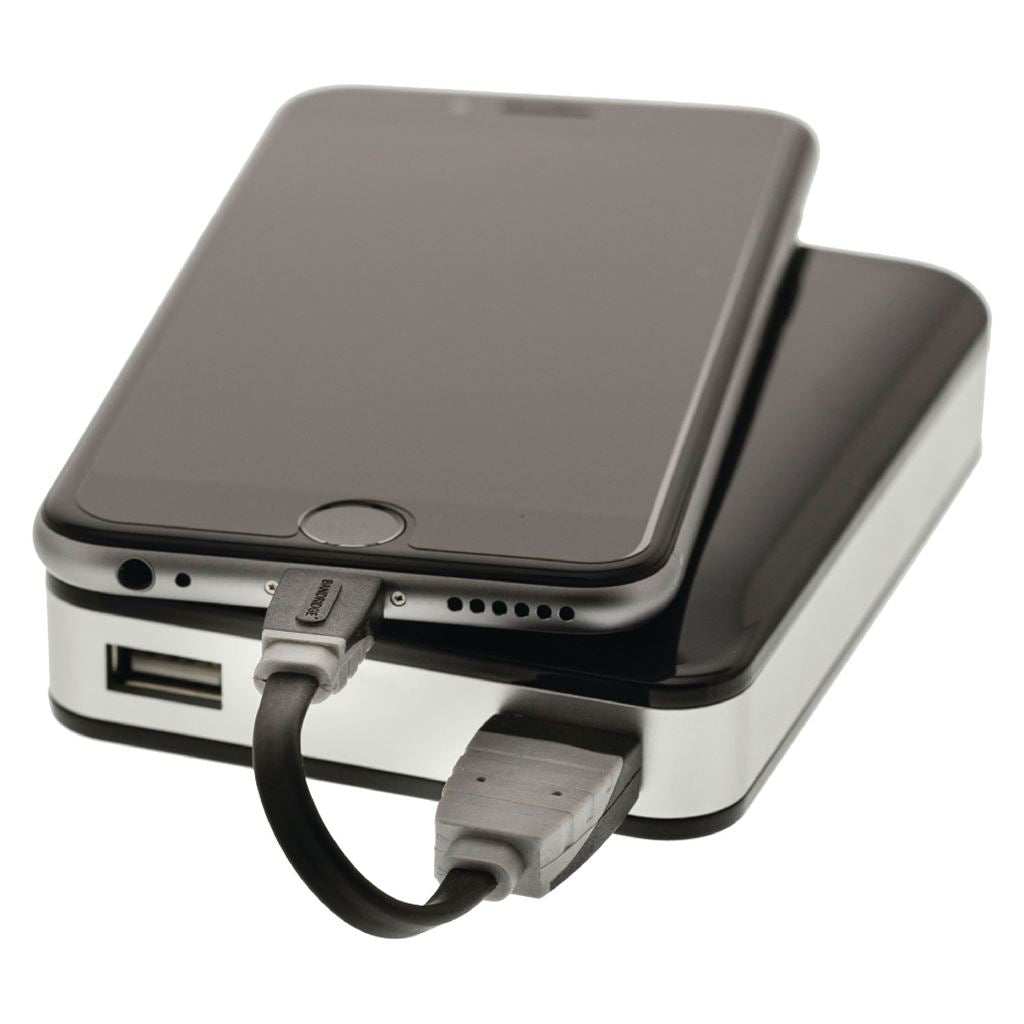 Bandridge USB sync and charge cable USBA male to 8-pin Lightning male 0.10m black - BBM39300B01