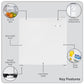 Baridi Tabletop Fridge with Ice Box, 46L Capacity DH256