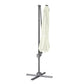 Dellonda Cantilever Parasol with 360� Rotation, Tilt & Cover 3m - Cream DG268