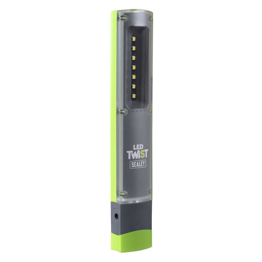 Sealey LED Twist Rechargeable Inspection Light 2W & 1W SMD LED LED401G