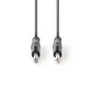 Nedis Unbalanced Audio Cable 6.35mm Male to 6.35mm Male 10m Grey COTG23000GY100