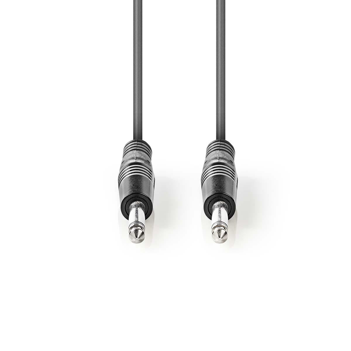 Nedis Unbalanced Audio Cable 6.35mm Male to 6.35mm Male 10m Grey COTG23000GY100