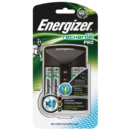 Energizer NiMH Battery Charger AA/AAA 4x AA/HR6 2000mAh EN-639837