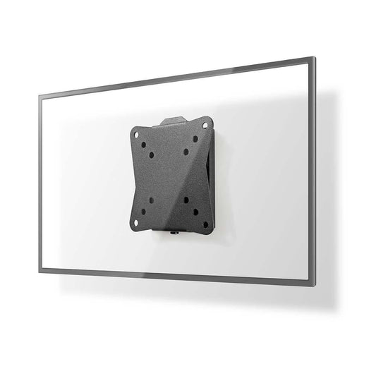 Nedis Fixed TV Wall Mount 13-27" Max 30kg 20mm Wall Distance TVWM1010BK