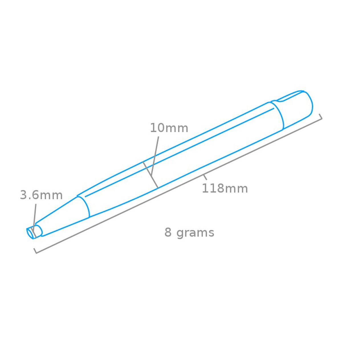 RND Lab Glass Fibre Pencil 4mm RND 550-00224