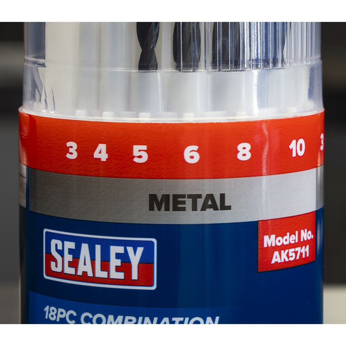 Sealey Drill Bit Sets Combination Display Box of 6 AK5711DB