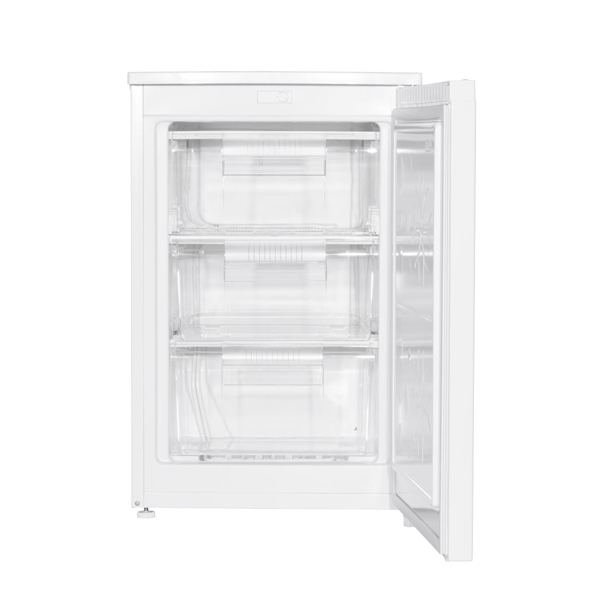 Baridi 55cm Undercounter Freezer with Adjustable Thermostat 85L - White DH250
