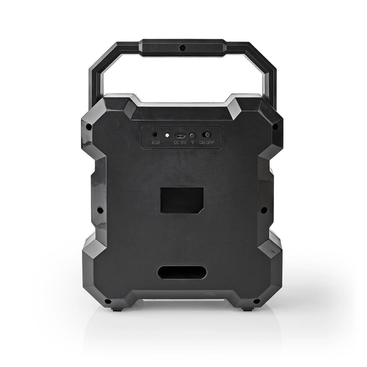 Nedis Bluetooth Speaker Battery play time up to 13 Hours 5W Mono & Microphone - SPBT1003BK