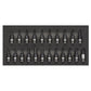 Sealey TRX-Star/Hex/Spline Socket Bit Set 22pc 3/8"Sq Dr Blk Series AK7985