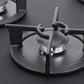 Baridi 70cm Gas Hob Matt Black with 5 Burners Cast Iron Supports & Auto Ignition